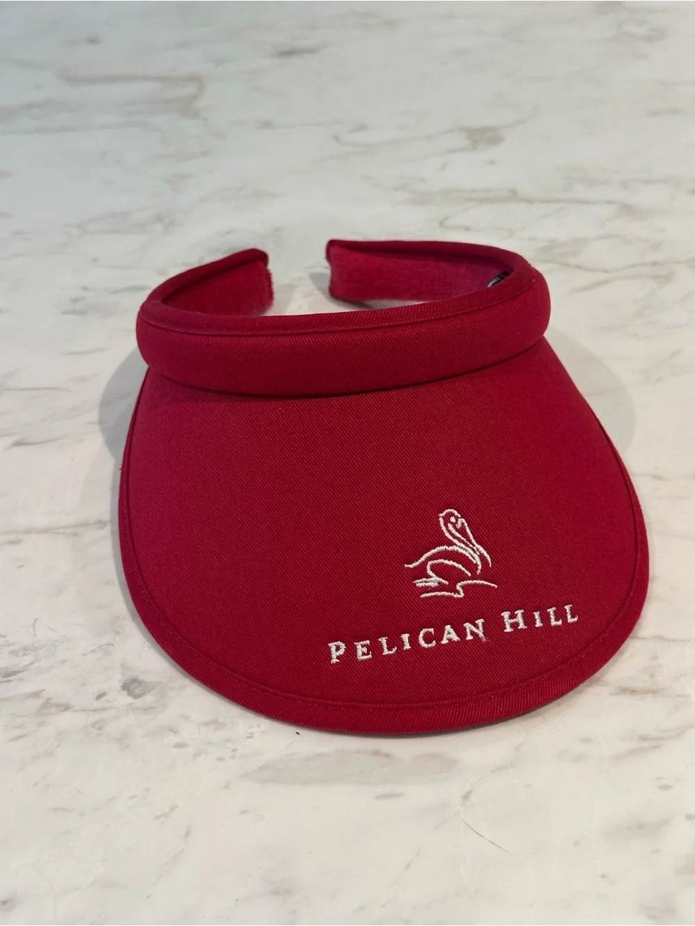 Kate Lord by Ahead Pelican Hill Clip-on Red Visor
